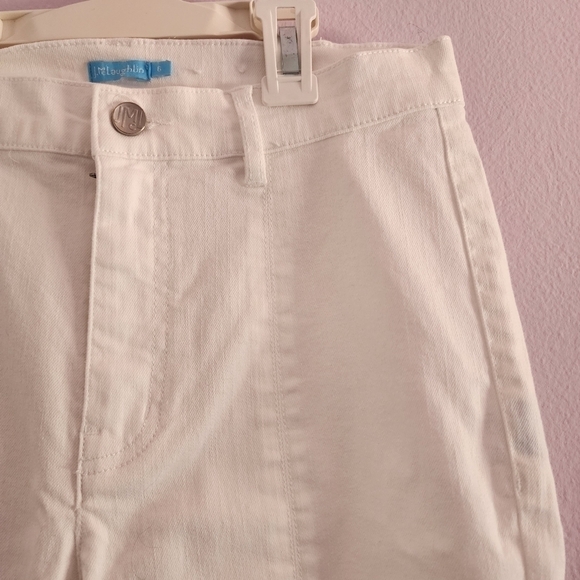 J. Mclaughlin Rainey straight leg jeans front seam kick flare ankle Lenght - Picture 11 of 12